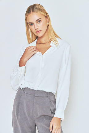 ENDLESS ROSE - Classic Dress Shirt - SHIRTS & BLOUSES available at Objectrare