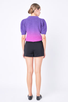 ENGLISH FACTORY - Ombre Sweater Top - TOPS available at Objectrare