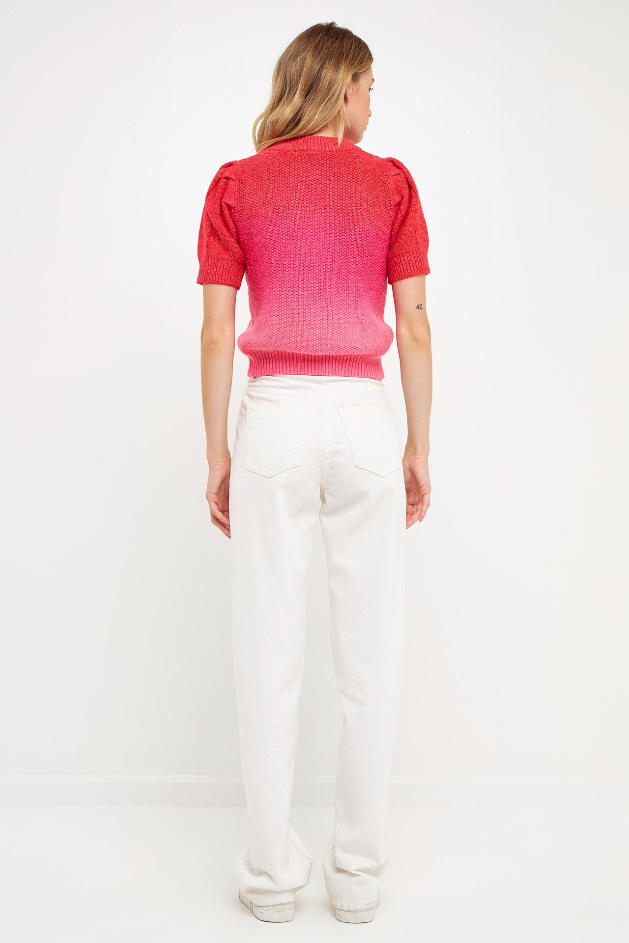ENGLISH FACTORY - Ombre Sweater Top - TOPS available at Objectrare
