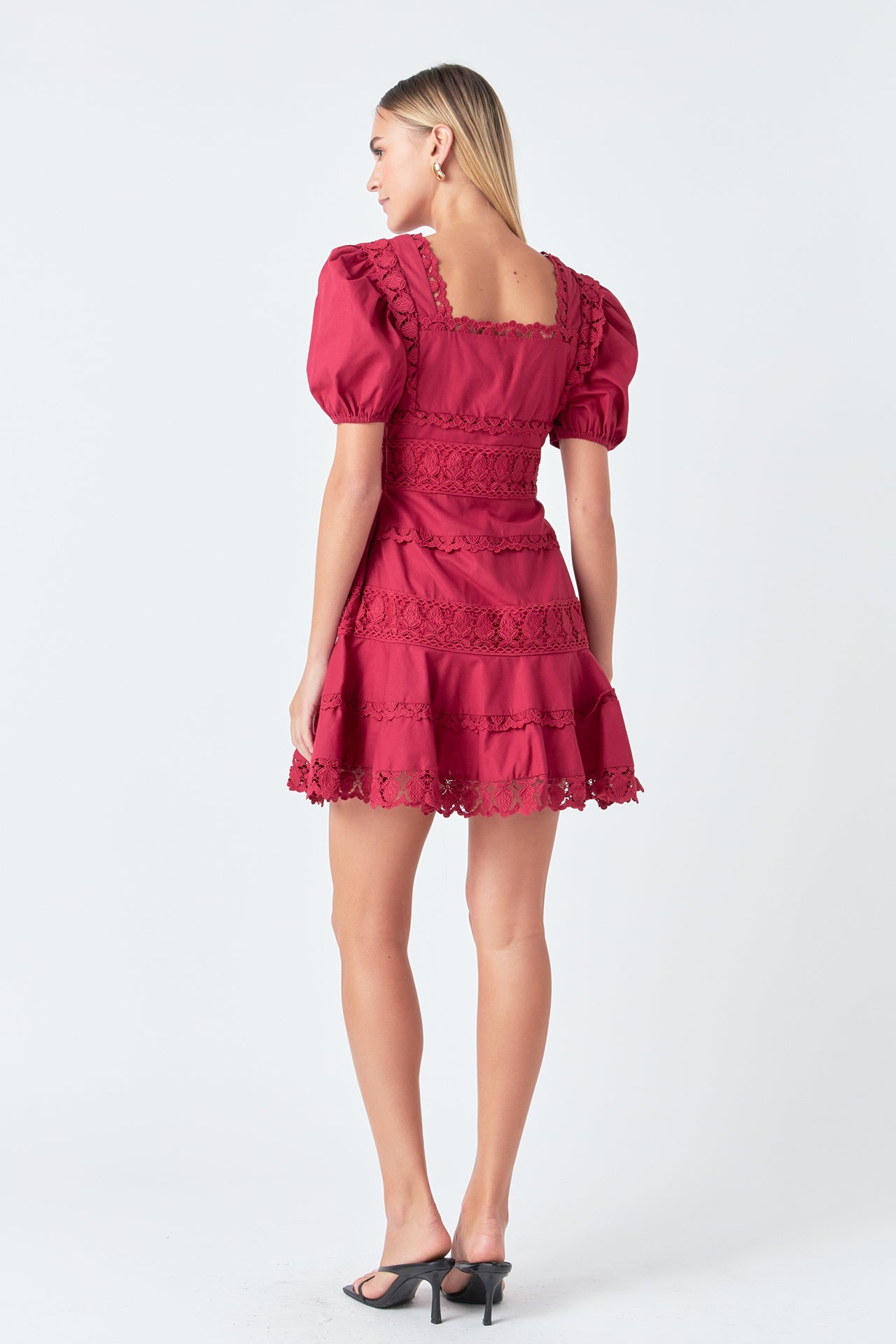 ENDLESS ROSE - Endless Rose - Lace Fit-and-Flare Mini Dress - DRESSES available at Objectrare