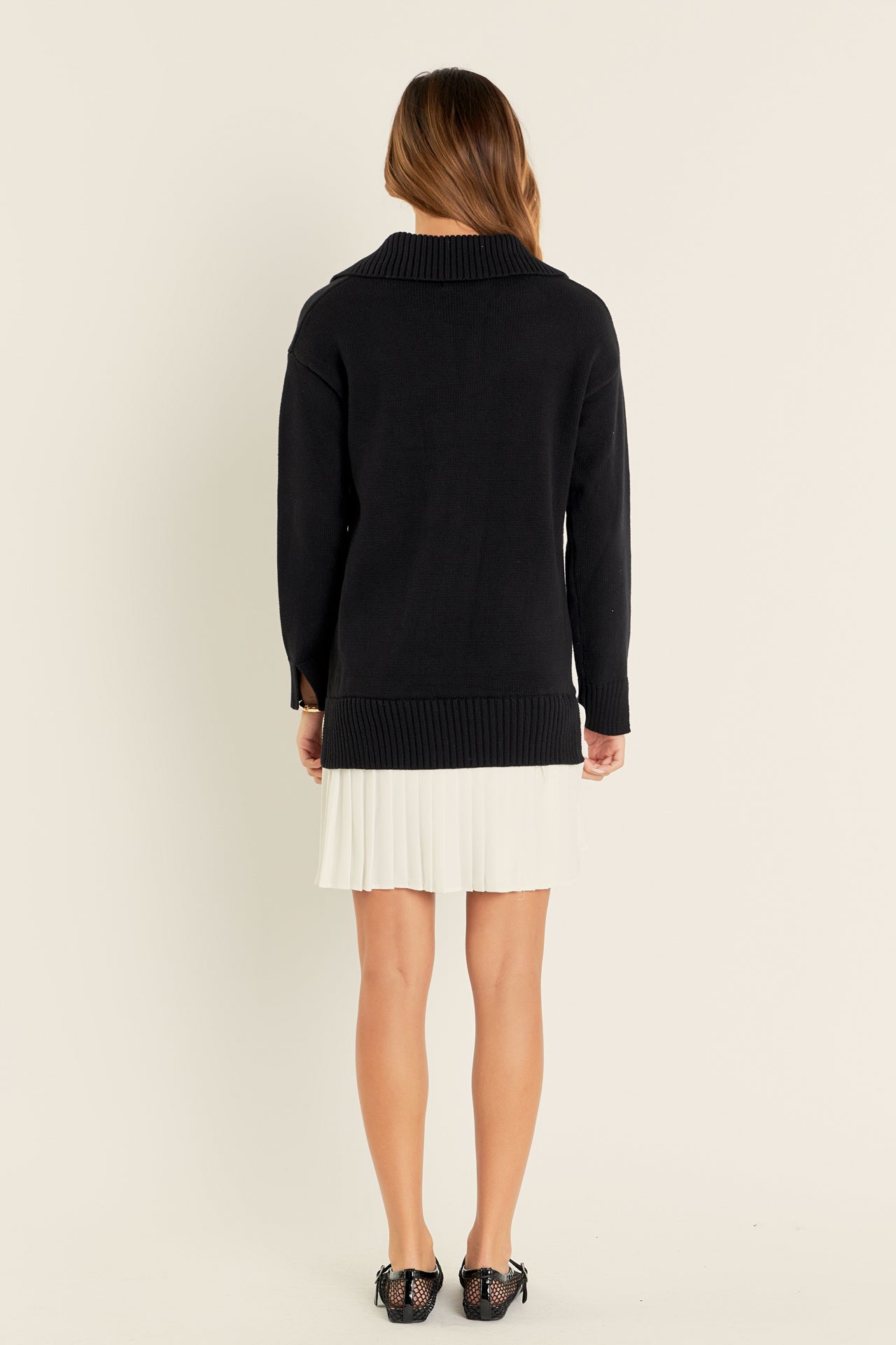 Layered Sweater Dress