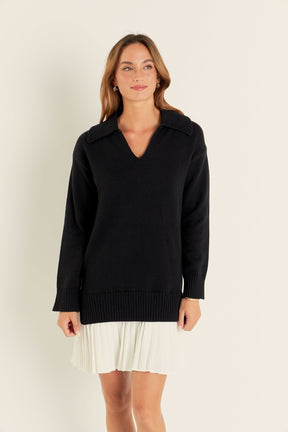 Layered Sweater Dress
