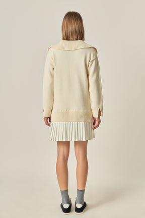 Layered Sweater Dress