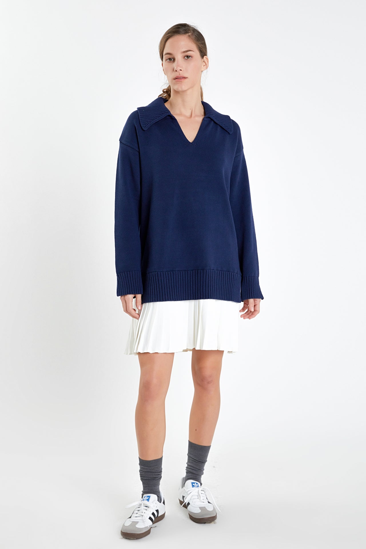 ENGLISH FACTORY - Layered Sweater Dress - DRESSES available at Objectrare