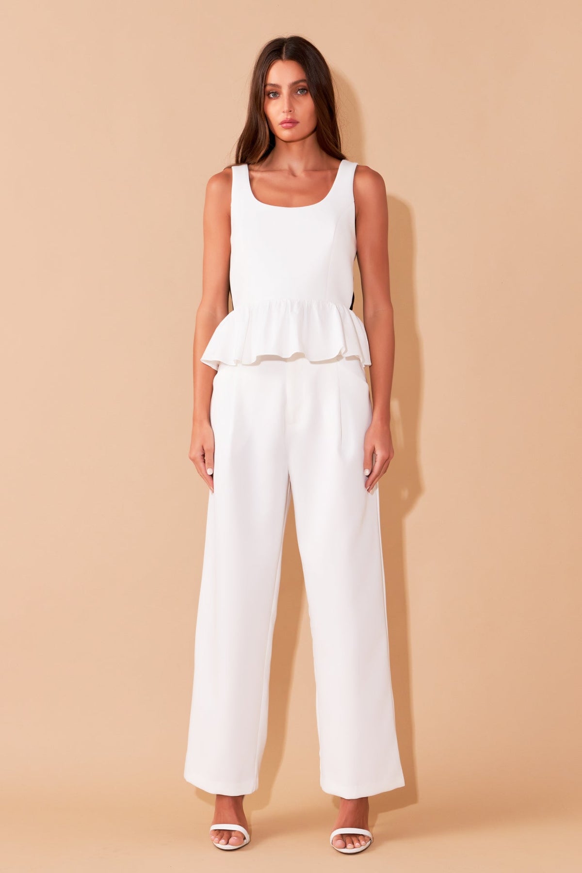 ENDLESS ROSE - Back Bow Contrast Top - TOPS available at Objectrare