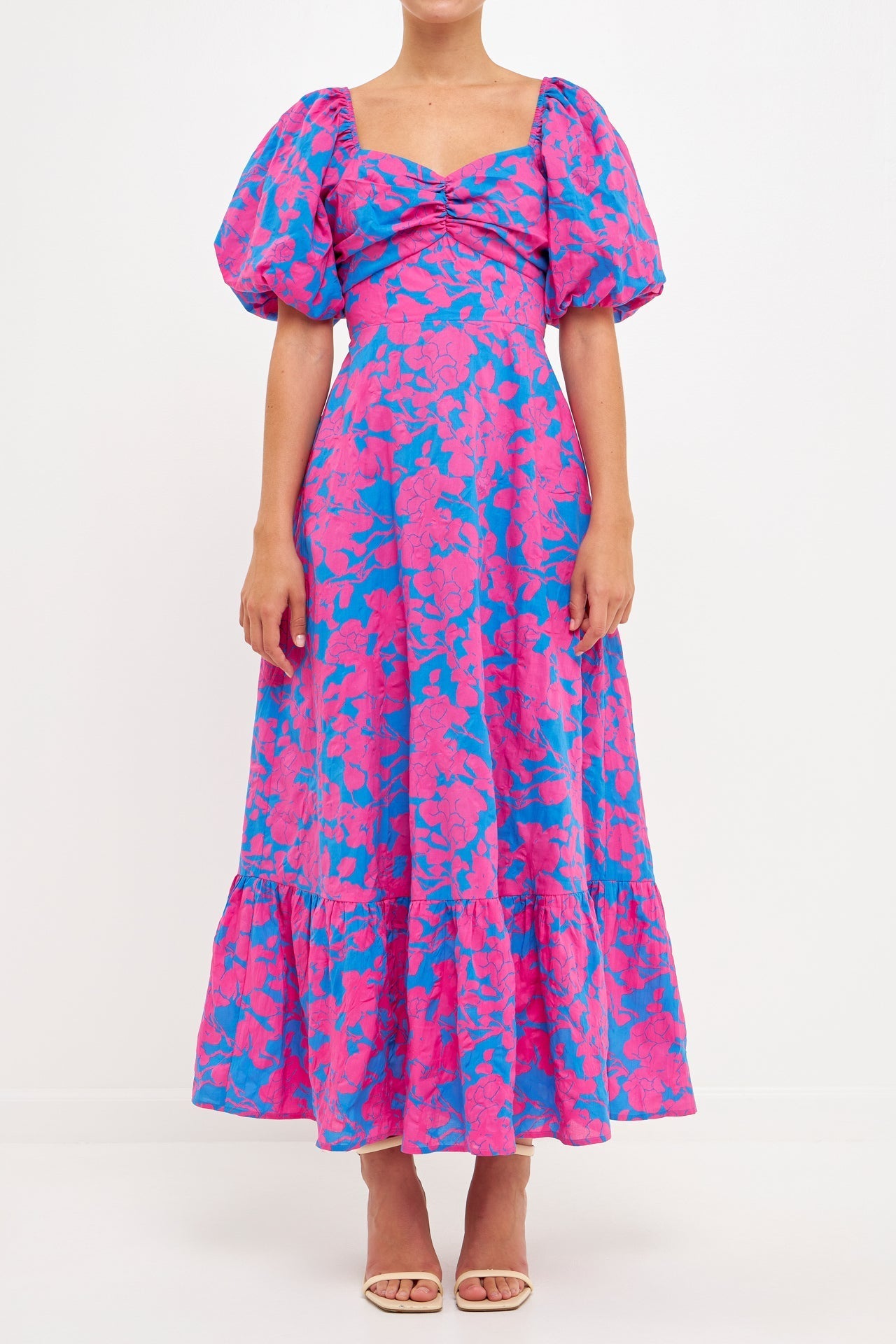 FREE THE ROSES - Free The Rose - Floral Cut-Out Maxi Dress - DRESSES available at Objectrare