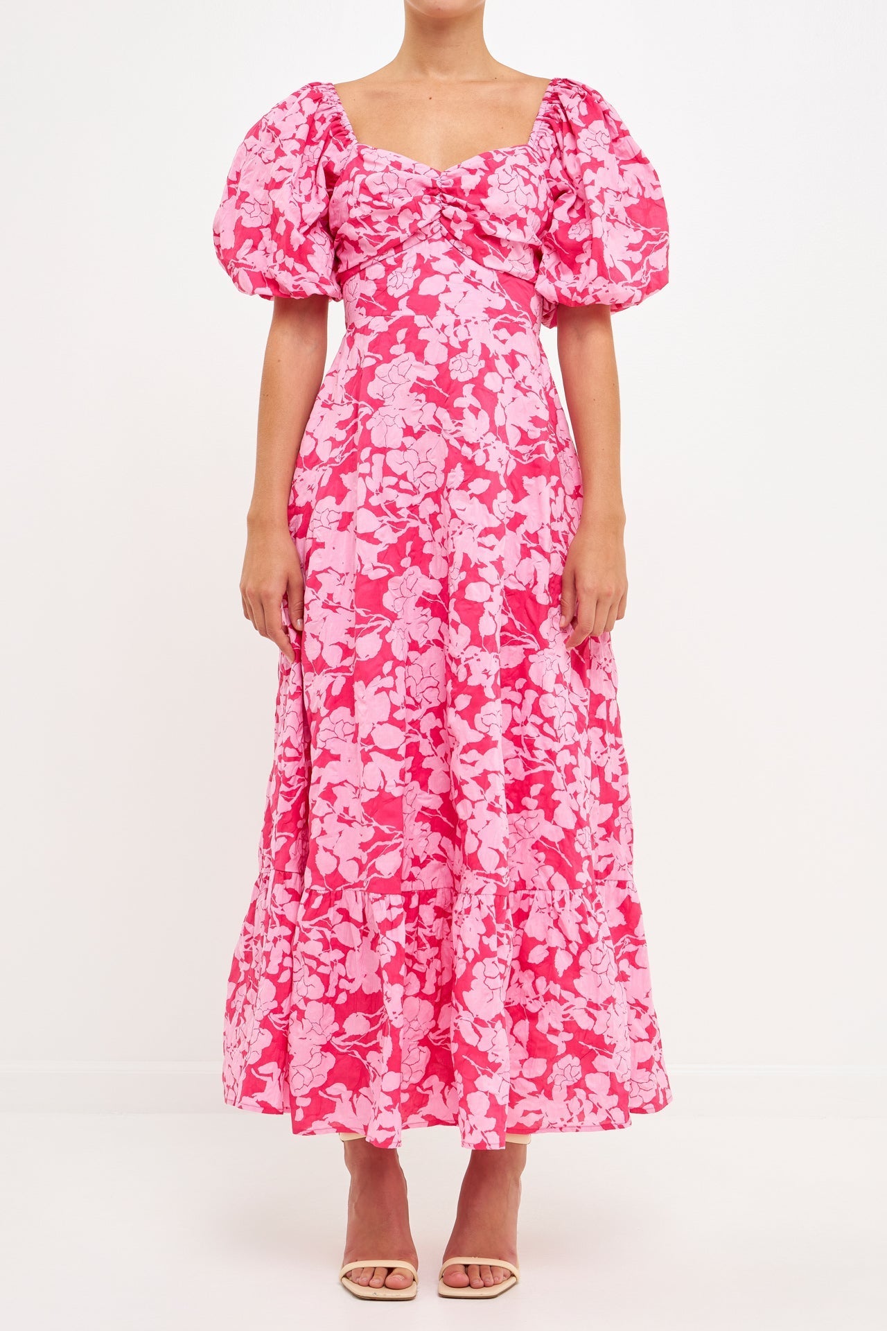 FREE THE ROSES - Free The Rose - Floral Cut-Out Maxi Dress - DRESSES available at Objectrare