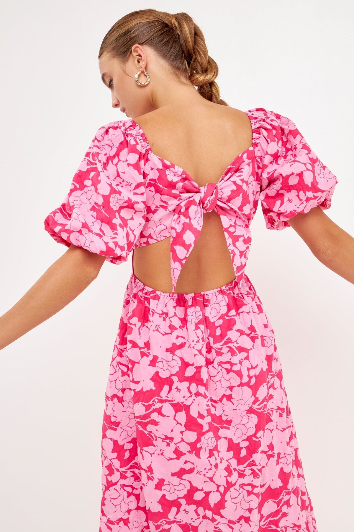 FREE THE ROSES - Floral Cut-Out Maxi Dress - DRESSES available at Objectrare