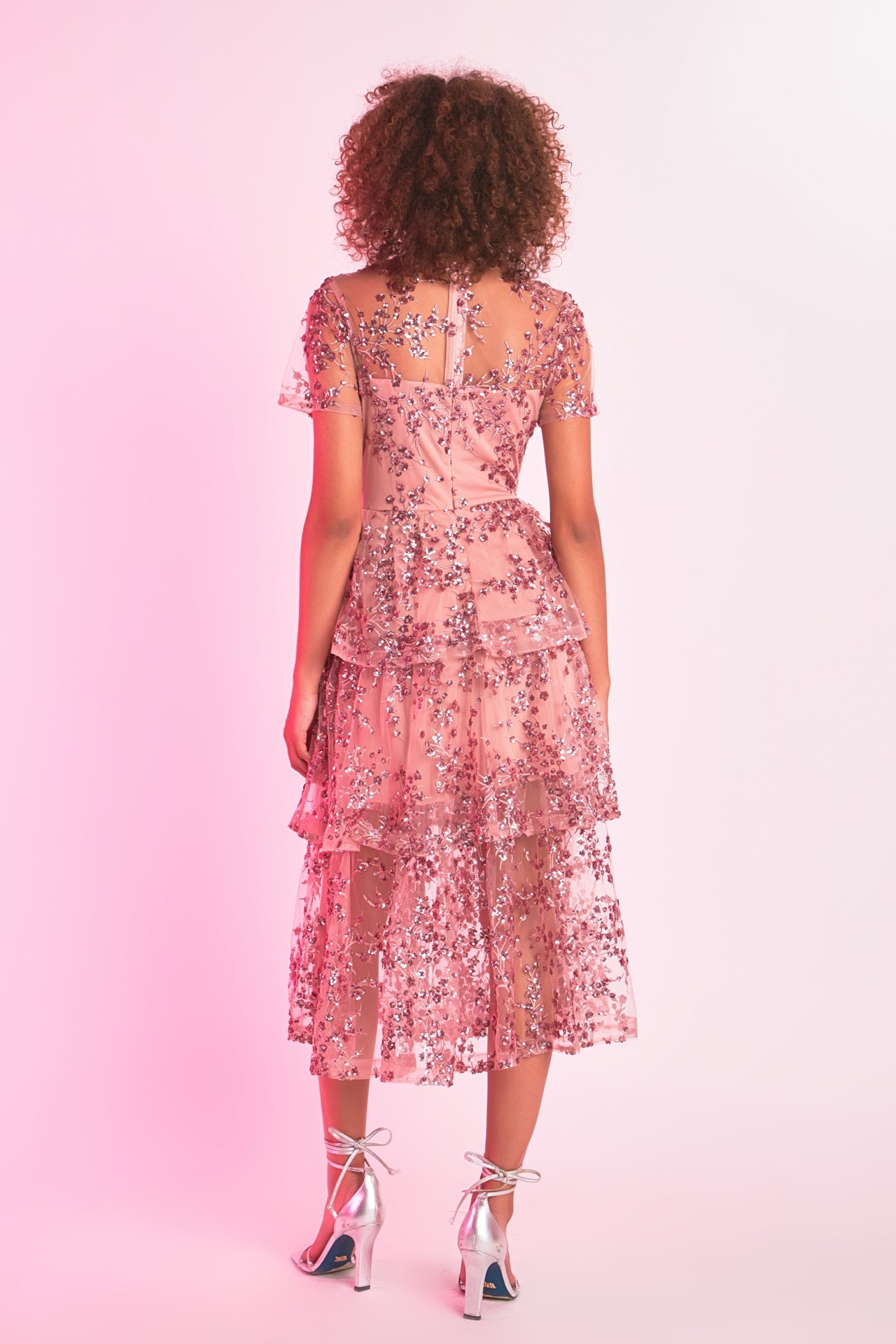 ENDLESS ROSE - Sequined Embroidered Maxi Dress - DRESSES available at Objectrare