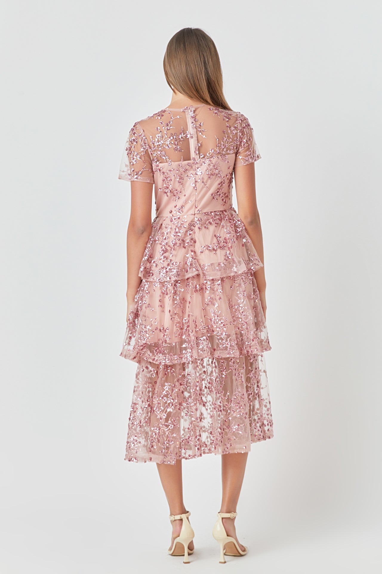 ENDLESS ROSE - Sequins Embroidered Maxi Dress - DRESSES available at Objectrare