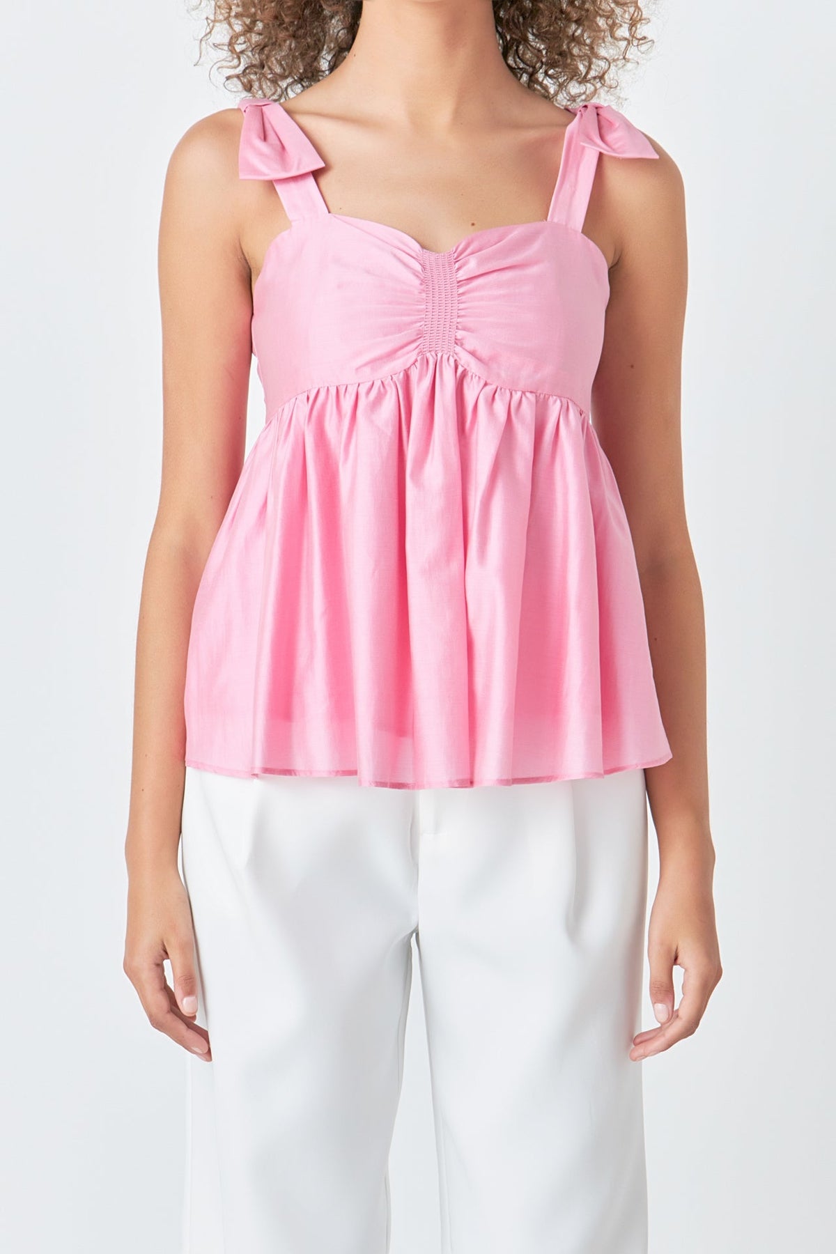 ENDLESS ROSE - Bow Accent Top - TOPS available at Objectrare