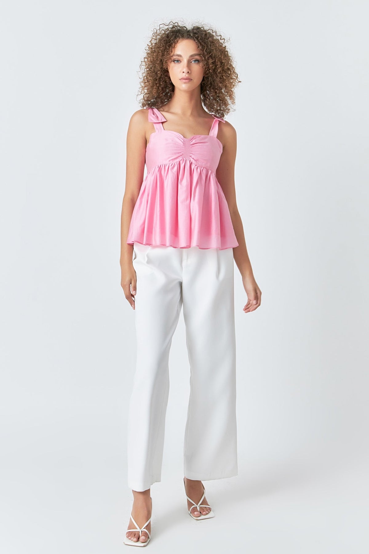 ENDLESS ROSE - Bow Accent Top - TOPS available at Objectrare