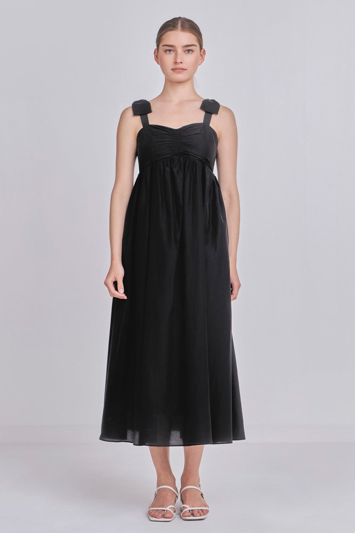 ENDLESS ROSE - Endless Rose - Bow Accent Maxi Dress - DRESSES available at Objectrare