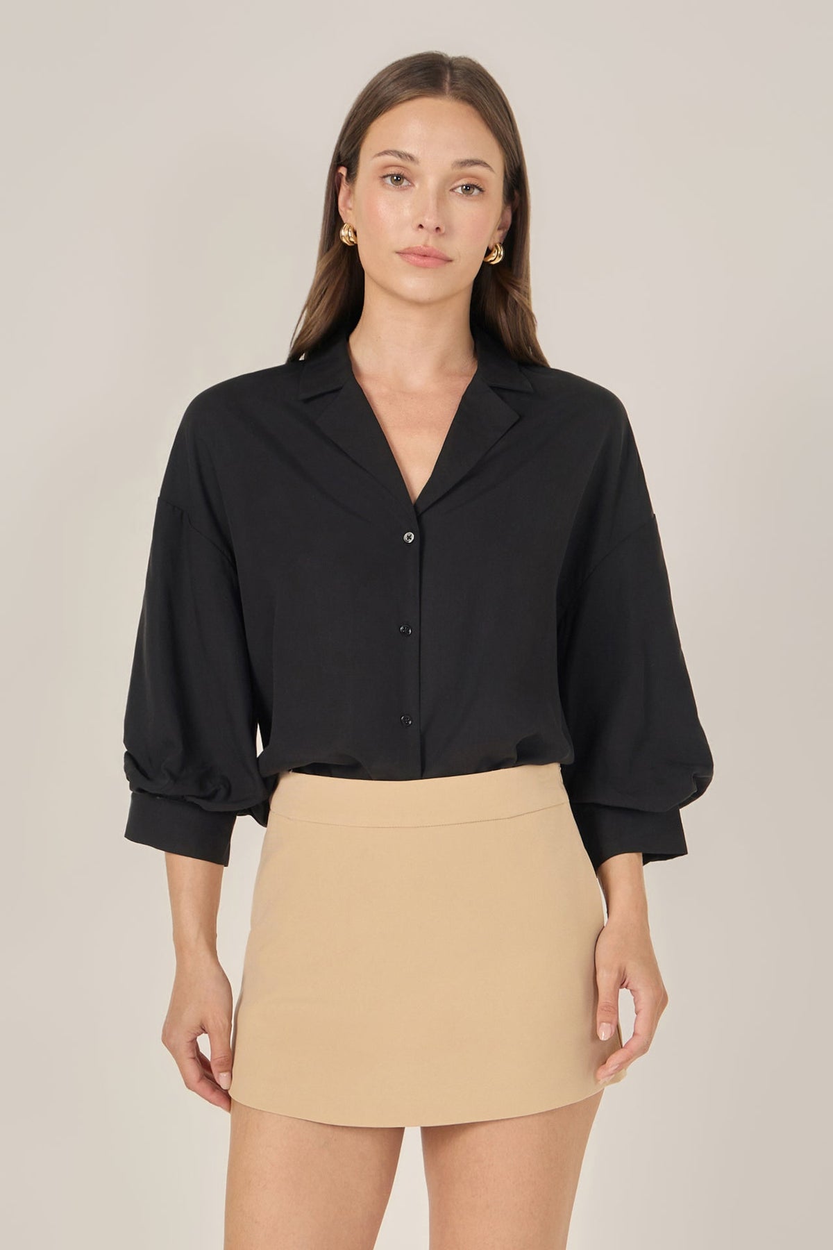 Button-Up Collared Shirt