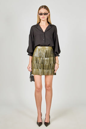 ENDLESS ROSE - Button-Up Collared Shirt - SHIRTS & BLOUSES available at Objectrare