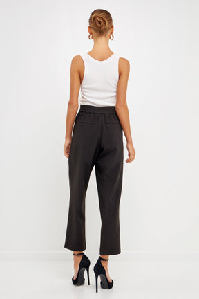 ENDLESS ROSE - High Waisted Buttoned Trousers - PANTS available at Objectrare