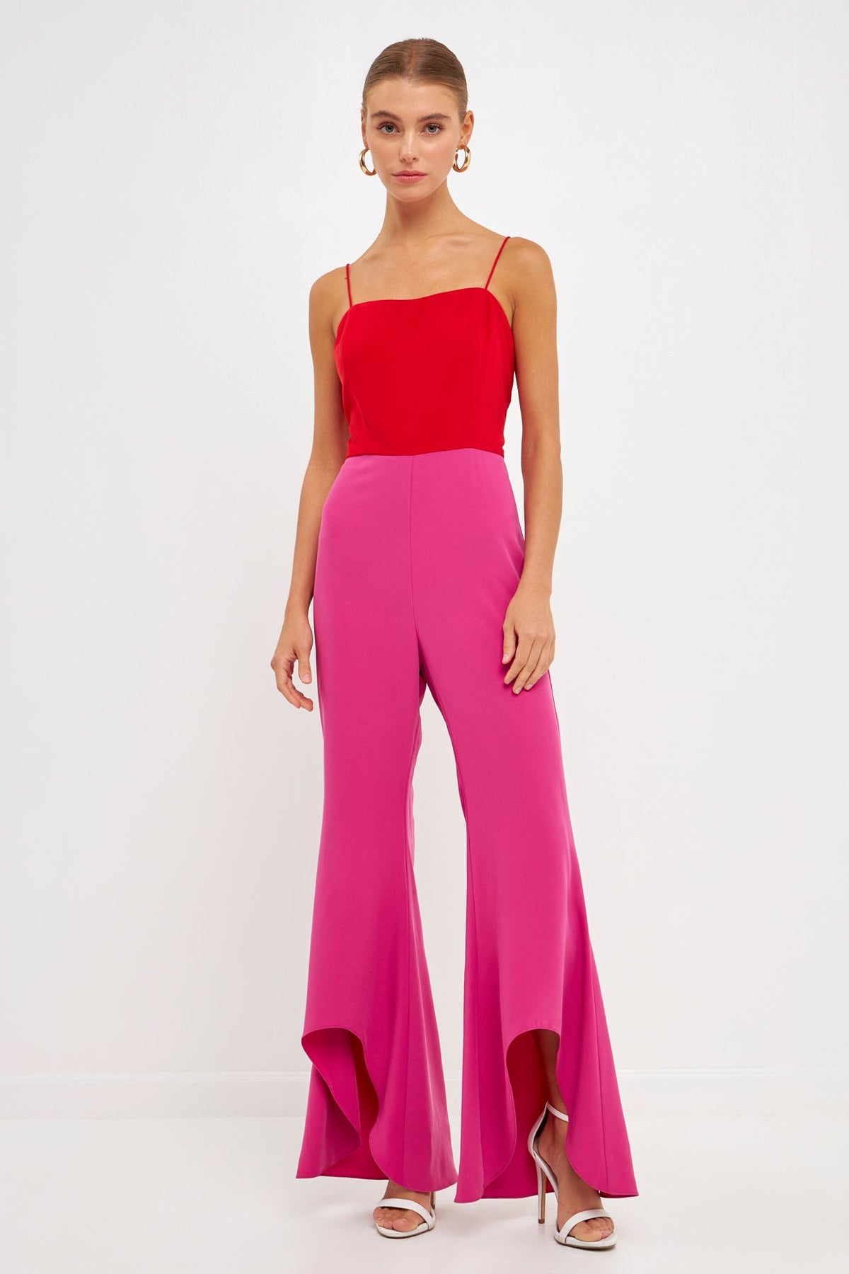 ENDLESS ROSE - Colorblock Jumpsuit - JUMPSUITS available at Objectrare