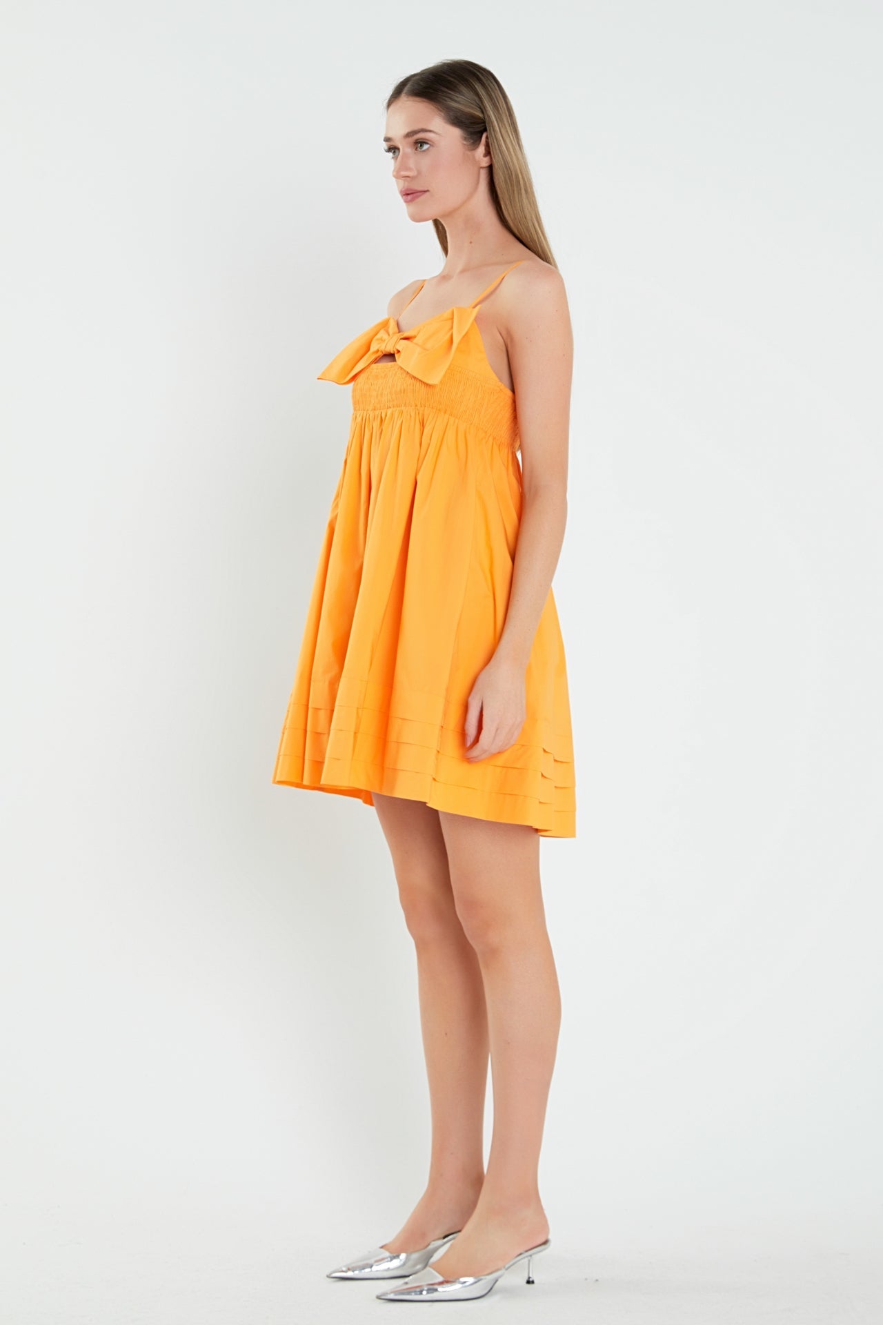 ENGLISH FACTORY - Bow Mini Dress - DRESSES available at Objectrare