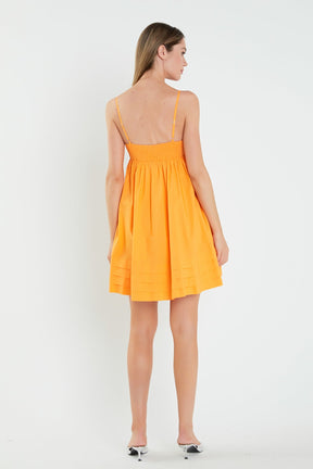 ENGLISH FACTORY - Bow Mini Dress - DRESSES available at Objectrare
