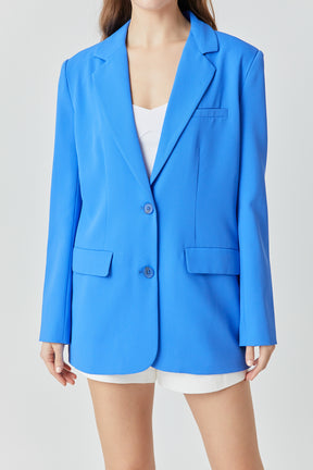 ENDLESS ROSE - Buttery 2 Button Blazer - BLAZERS available at Objectrare