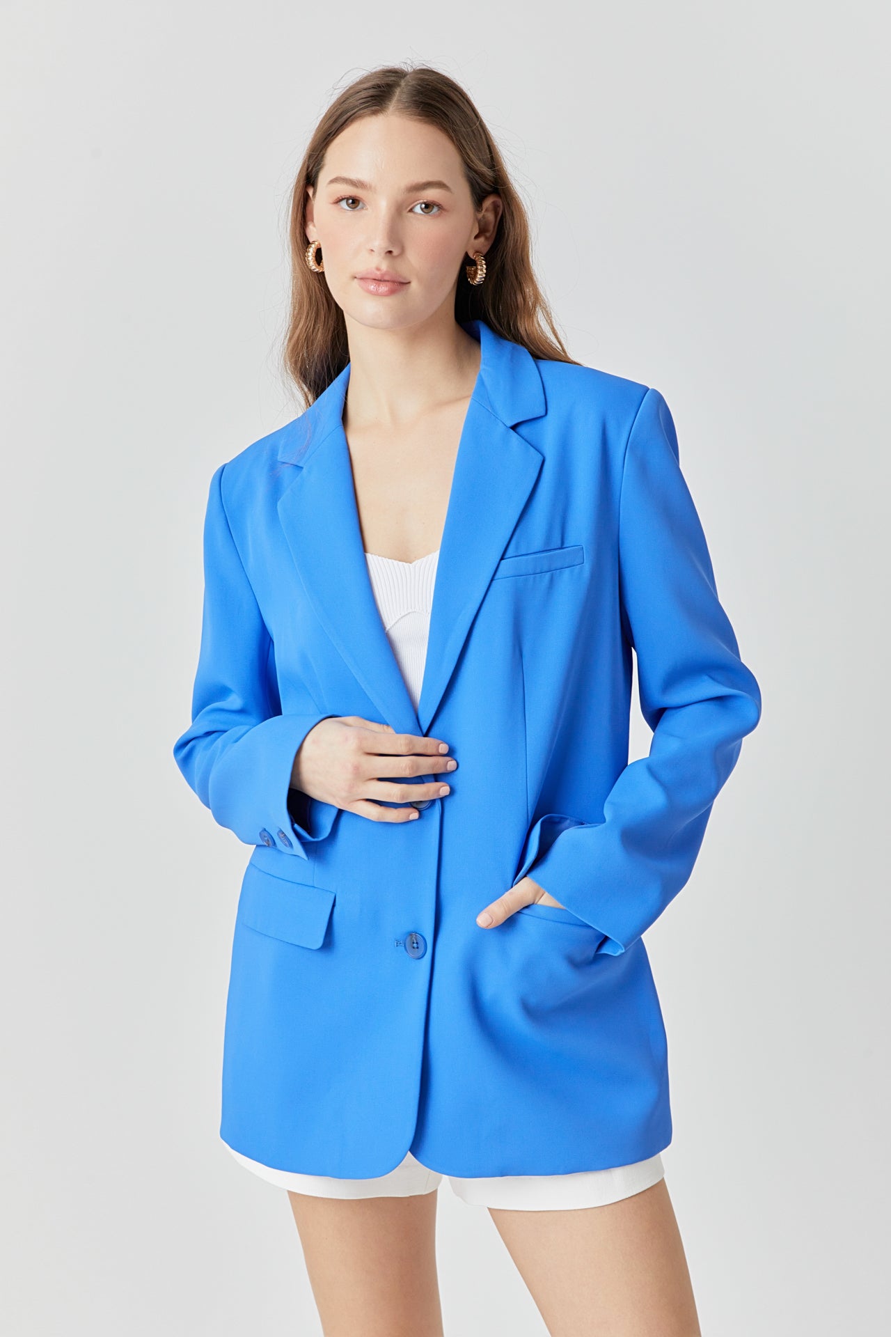 ENDLESS ROSE - Buttery 2 Button Blazer - BLAZERS available at Objectrare