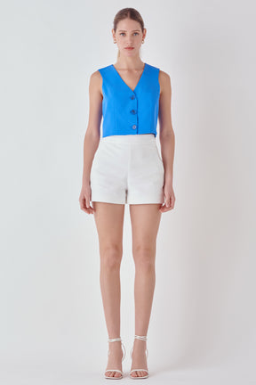 ENDLESS ROSE - Suit Vest Top - TOPS available at Objectrare