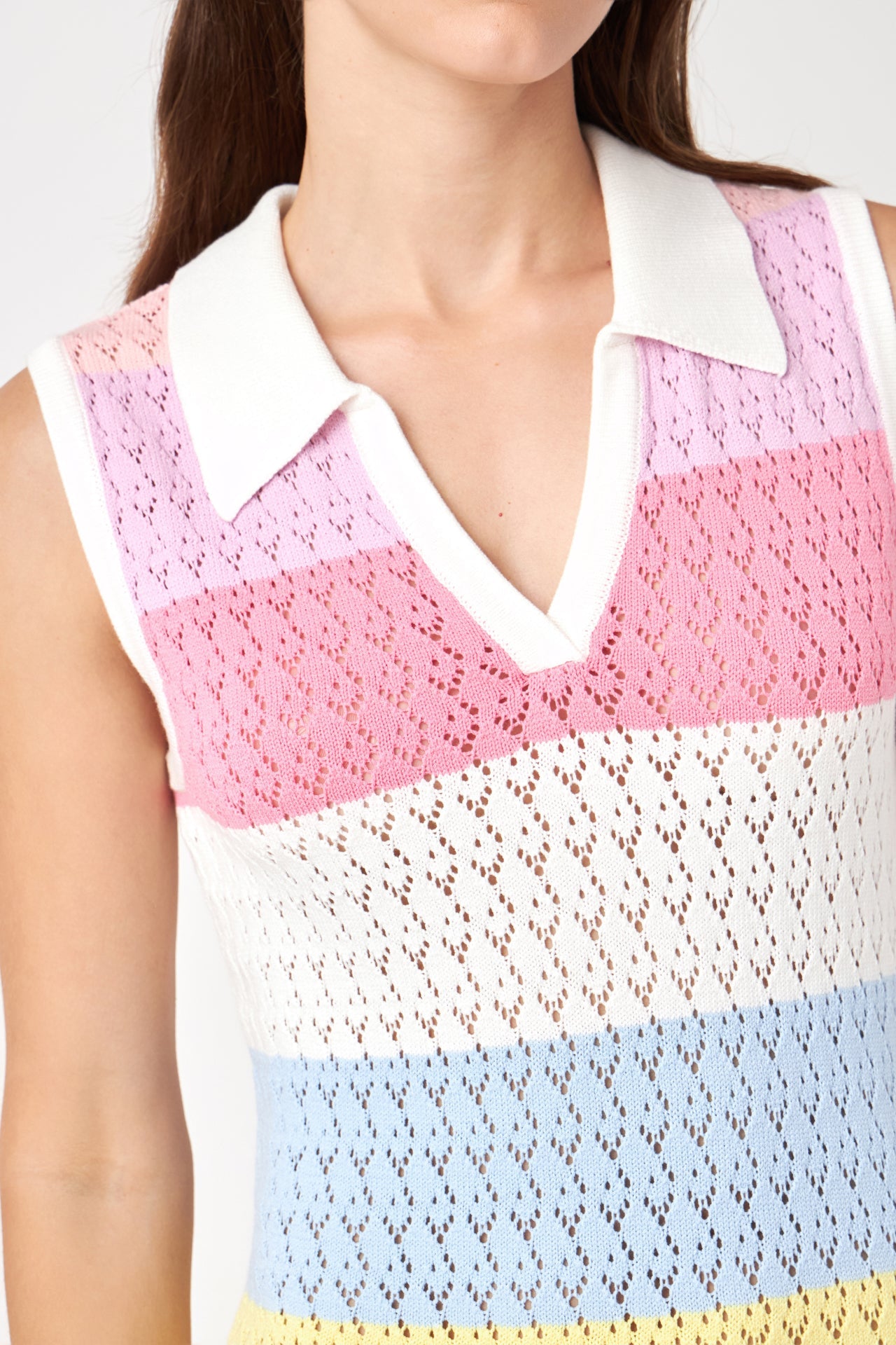 ENGLISH FACTORY - Crochet Knit Maxi Dress - DRESSES available at Objectrare