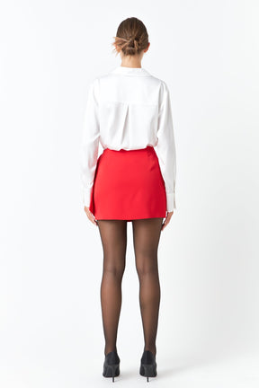 ENDLESS ROSE - Silky Button up Top - SHIRTS & BLOUSES available at Objectrare