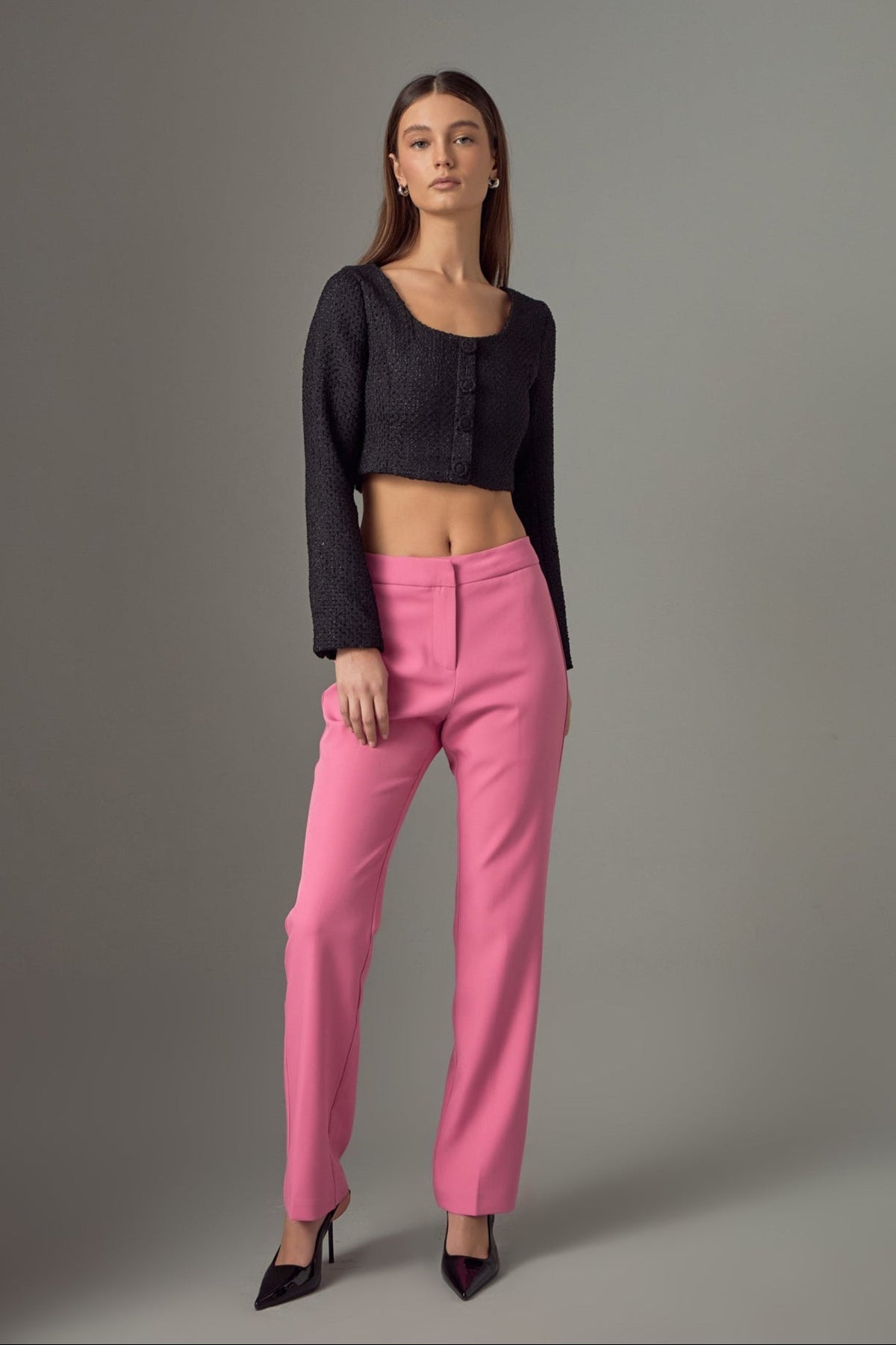 ENDLESS ROSE - Endless Rose - Full Length Low Rise Pants - PANTS available at Objectrare