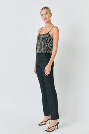 ENDLESS ROSE - Slim Fit Trouser - PANTS available at Objectrare