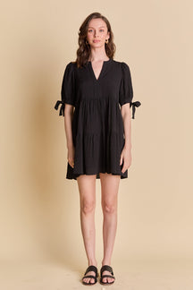ENGLISH FACTORY - Gingham Tiered Mini Dress - DRESSES available at Objectrare