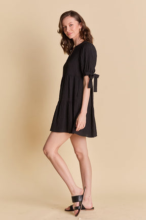 ENGLISH FACTORY - Gingham Tiered Mini Dress - DRESSES available at Objectrare