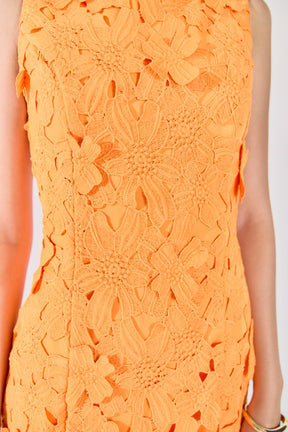 ENDLESS ROSE - Floral Embroidered Mini Dress - DRESSES available at Objectrare