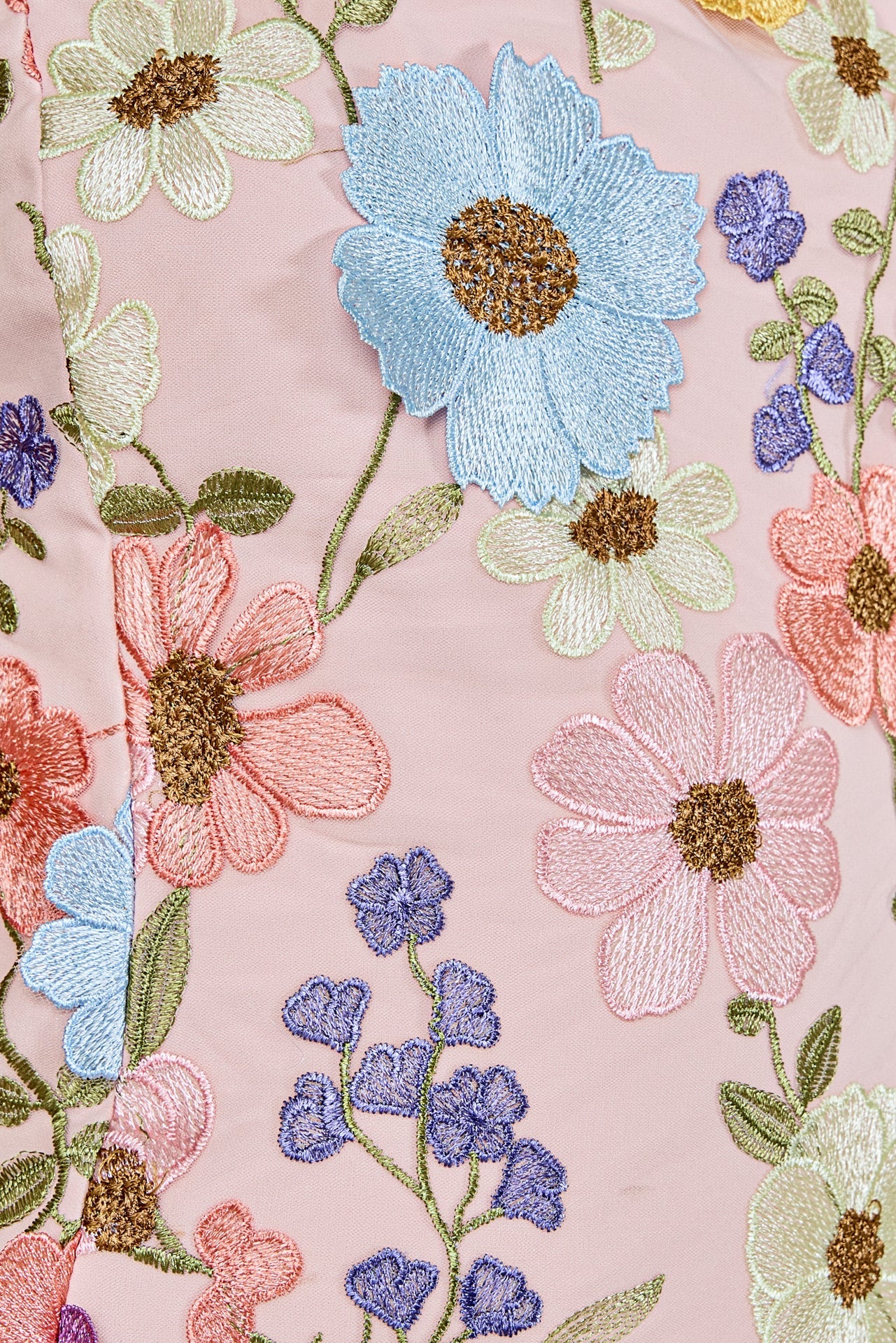 ENDLESS ROSE - Floral Embroidered Mini Dress - DRESSES available at Objectrare