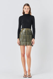 ENDLESS ROSE - Sheen Stretch Long Sleeve Top - TOPS available at Objectrare