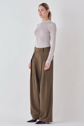 Sheen Stretch Long Sleeve Top