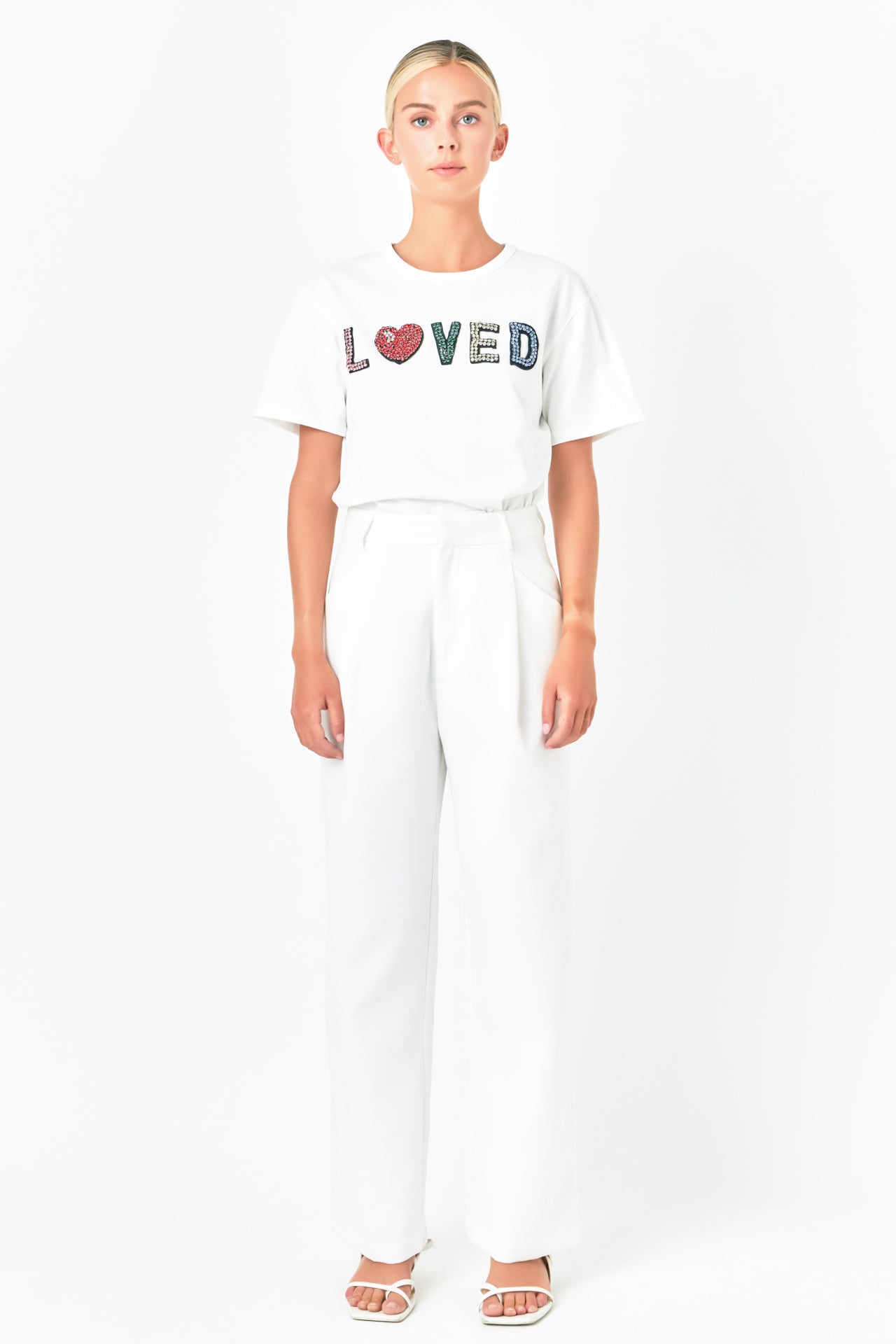 Love Jeweled Patch Top