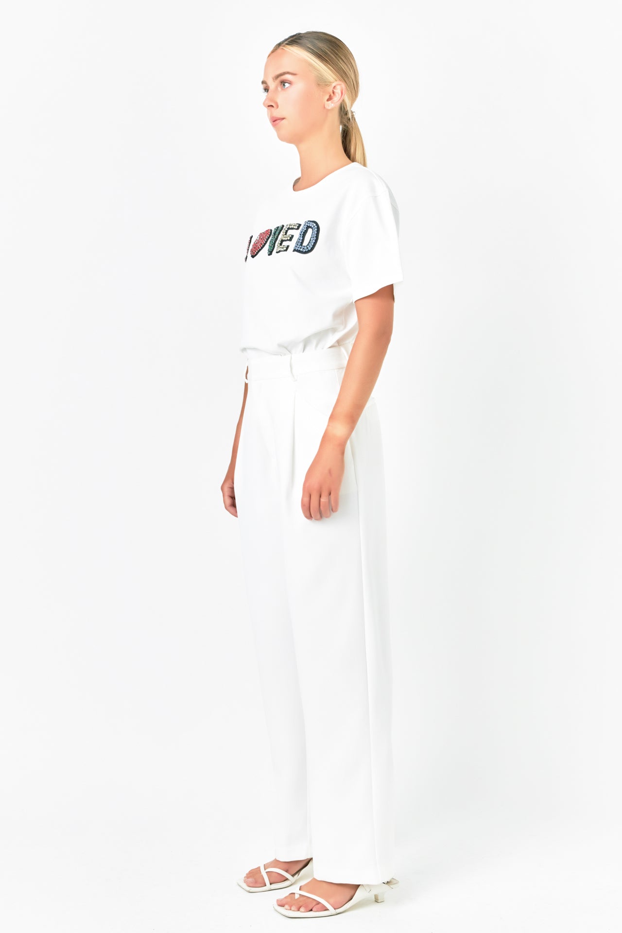 Love Jeweled Patch Top