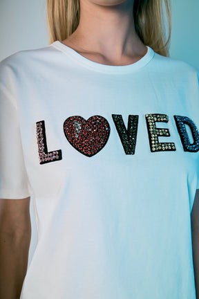 ENDLESS ROSE - Love Jeweled Patch Top - TOPS available at Objectrare