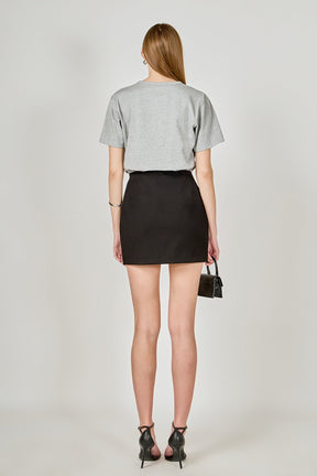 ENDLESS ROSE - Love Jewel Embroidered Patch Top - TOPS available at Objectrare