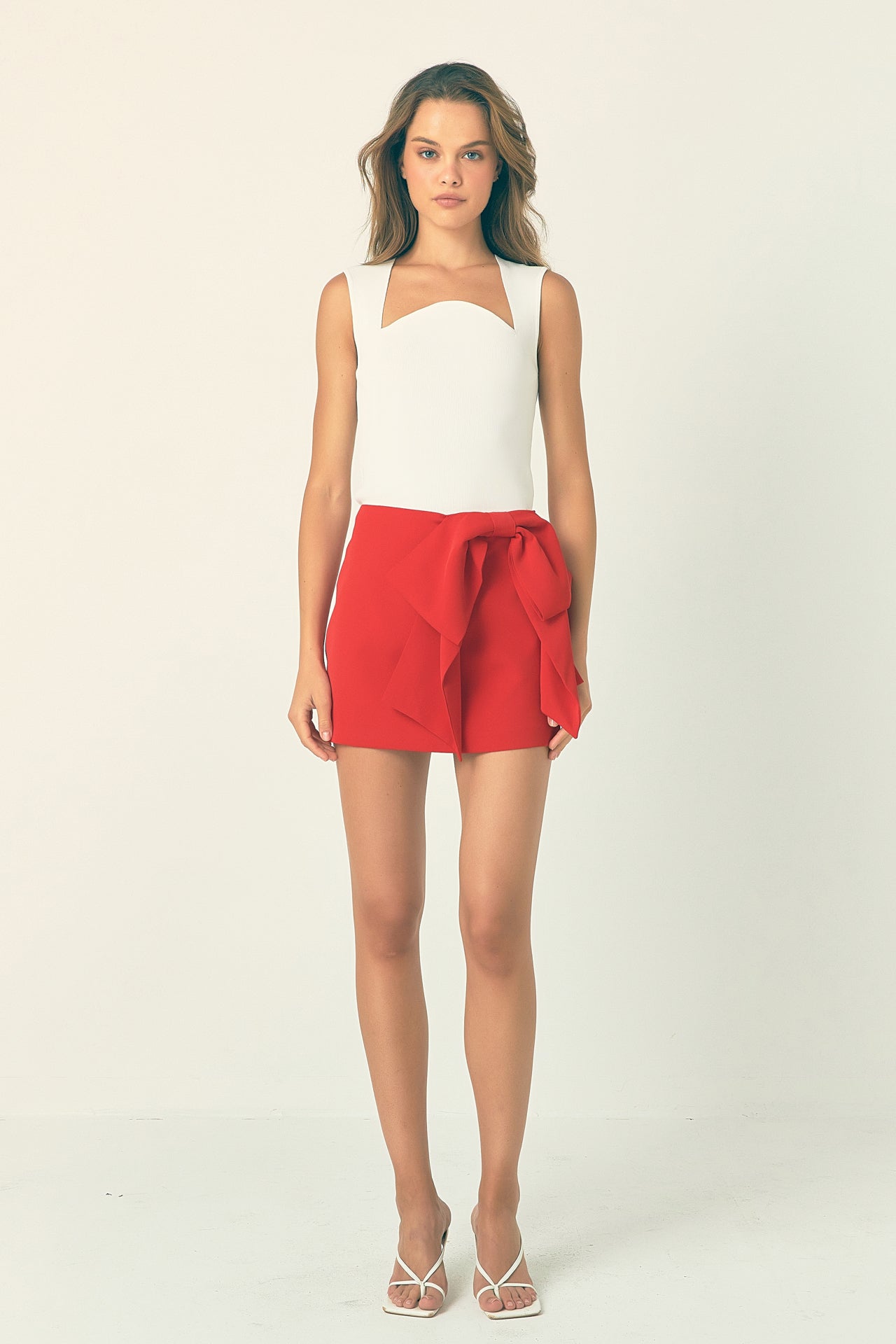 ENDLESS ROSE - Endless Rose - Bow Mini Skort - SKORTS available at Objectrare