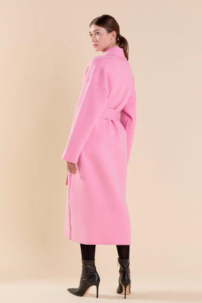ENDLESS ROSE - Shawl Collar Oversize Long Cardigan - SWEATERS & KNITS available at Objectrare