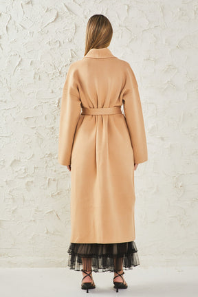 ENDLESS ROSE - Shawl Collar Oversize Long Cardigan - SWEATERS & KNITS available at Objectrare