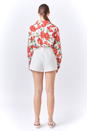 ENDLESS ROSE - Belted Mini Shorts - SHORTS available at Objectrare