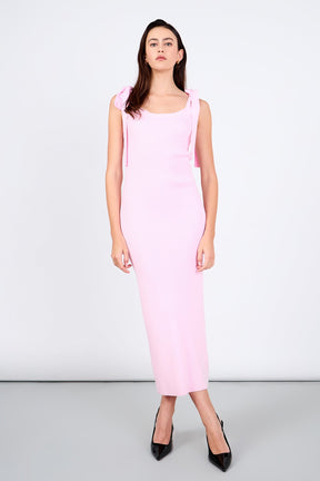 ENDLESS ROSE - Candace Solid Knit Midi Dress - DRESSES available at Objectrare