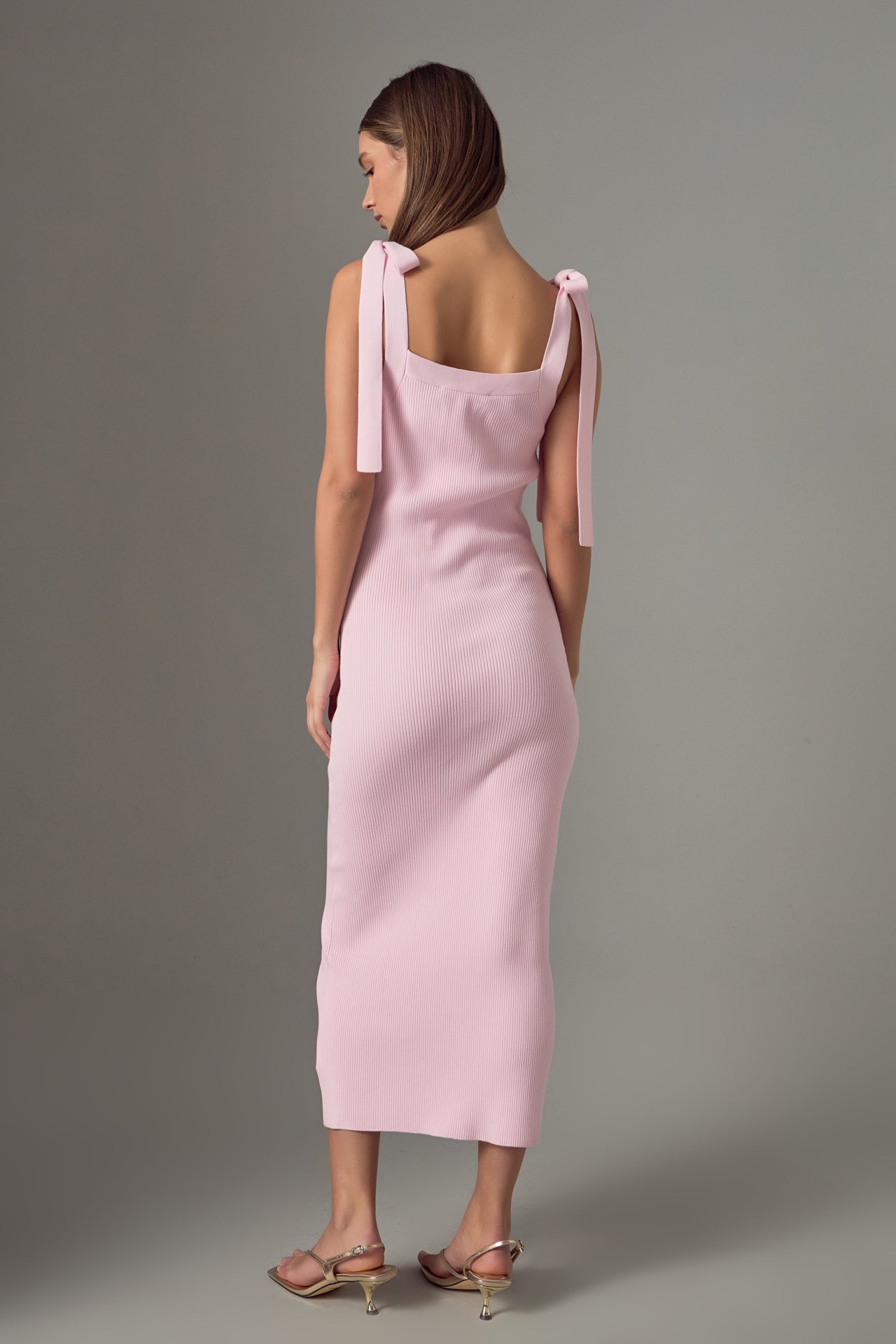 ENDLESS ROSE - Endless Rose - Solid Knit Midi Dress - DRESSES available at Objectrare