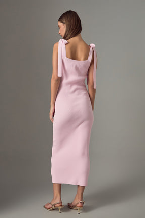 ENDLESS ROSE - Endless Rose - Solid Knit Midi Dress - DRESSES available at Objectrare