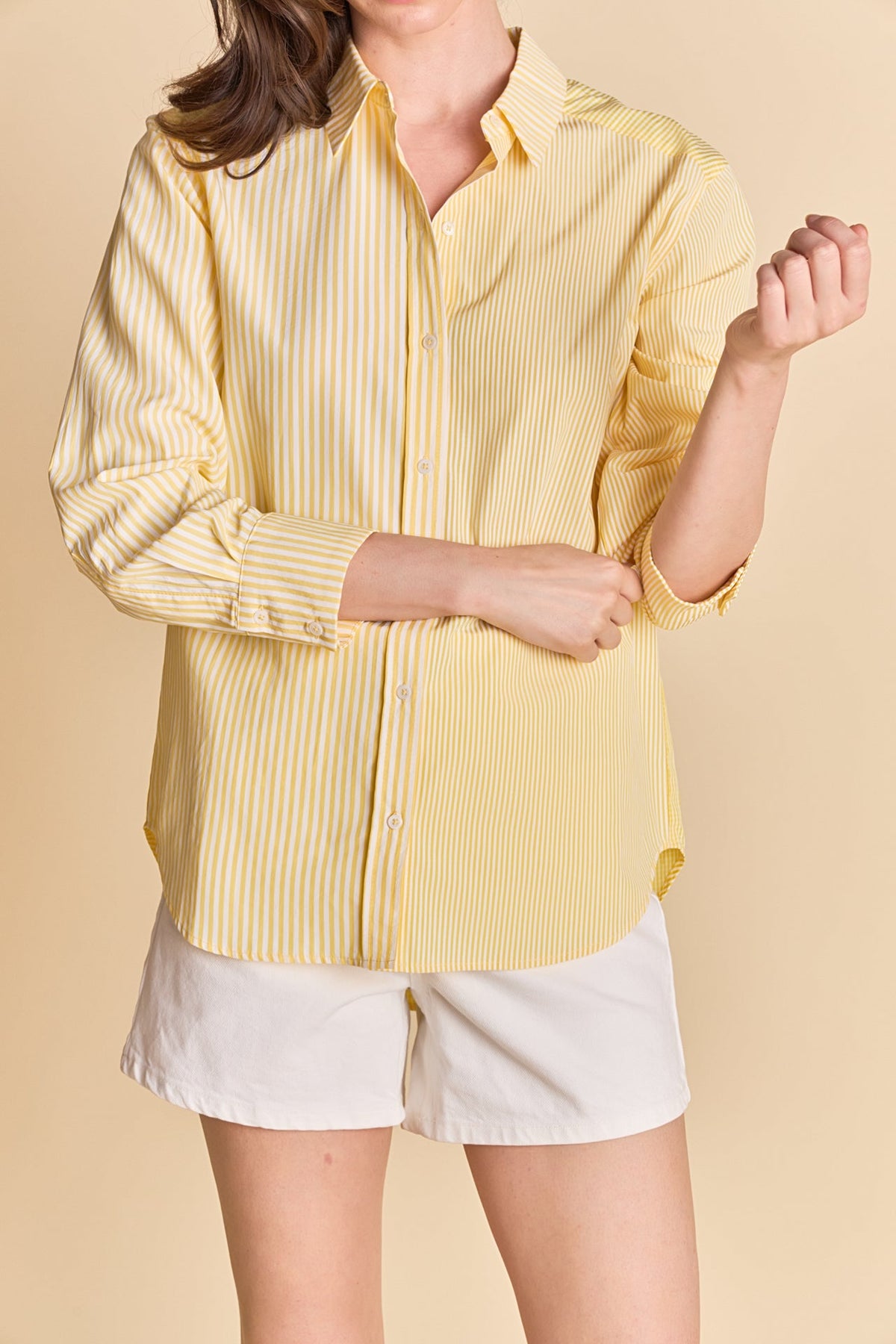 Stripe Colorblock Shirts