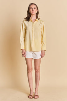 ENGLISH FACTORY - Stripe Colorblock Shirts - SHIRTS & BLOUSES available at Objectrare
