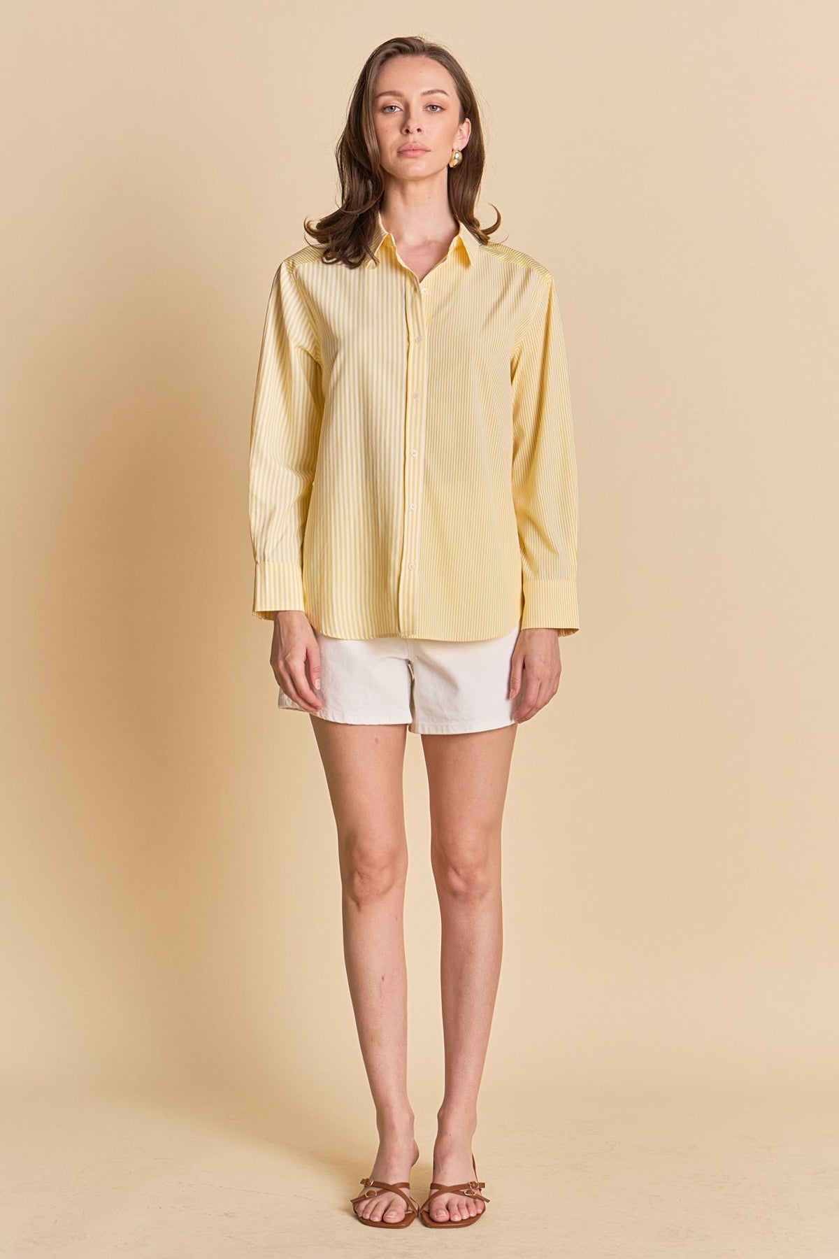 Stripe Colorblock Shirts